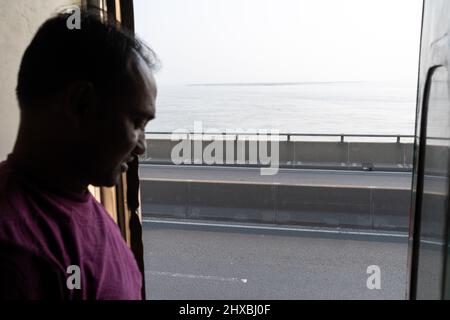 Bangladesch, Khulna, 2021-10-31. Zugfahrt durch Bangladesch Bangladesch. Foto von Martin Bertrand. Bangladesch, Khulna, le 2021-10-31. Reise Stockfoto