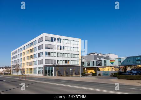 Teleshopping QVC, QVC Handel LLC & Co. Kg, Rhein Studios Düsseldorf Stockfoto