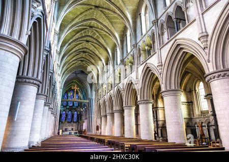 Innenraum der Kathedrale von St. Johannes dem Täufer Stockfoto