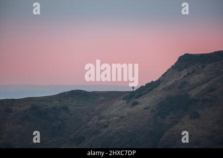 Arthur's Seat, Edinburgh, Schottland. Stockfoto