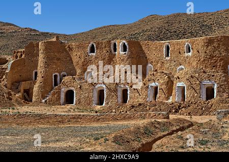 Alte Ruinen in der Tunisa Stockfoto