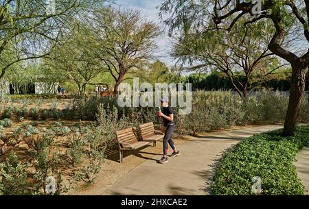 Sunnylands Anwesen. Sunnylands entstand auf der Weltbühne, als das historische Anwesen 1966 fertiggestellt wurde. Seitdem hat sie acht US-Präsidenten begrüßt Stockfoto