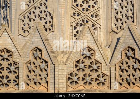 Wallfahrtskirche der Jungfrau von Montserrat, entworfen vom Architekten Josep Maria Jujol, in Montferri (Tarragona, Katalonien, Spanien) ESP: Santuario de Montserri Stockfoto