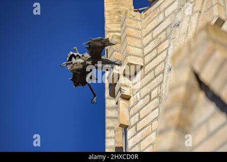 Wallfahrtskirche der Jungfrau von Montserrat, entworfen vom Architekten Josep Maria Jujol, in Montferri (Tarragona, Katalonien, Spanien) ESP: Santuario de Montserri Stockfoto