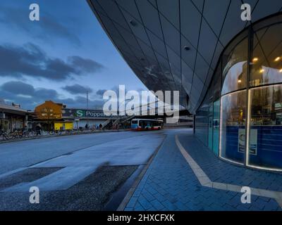 Busbahnhof, Poppenbüttel, Hamburg, Deutschland, Europa Stockfoto