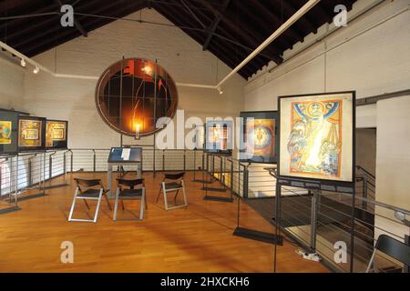 Ausstellung im Museum am Strom in Bingen, Rheinland-Pfalz, Deutschland Stockfoto