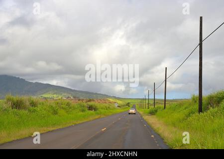 Landschaftliche Eindrücke vom berühmten Honolulu, Oahu HI Stockfoto