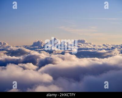 Abenddämmerung auf der Zugspitze Stockfoto