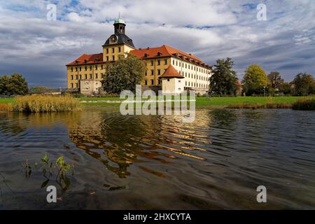 Schloss Moritzburg und Schlosspark in Zeitz, Burgenlandkreis, Sachsen-Anhalt, Deutschland Stockfoto