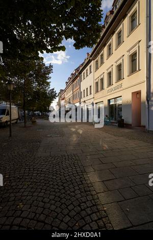 Die historische Altstadt von Zeitz, Burgenlandkreis, Sachsen-Anhalt, Deutschland Stockfoto