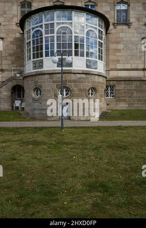 Schloss Craheim und Schlosspark bei Wetzhausen, Stadtlauringen Markt, Kreis Schweinfurt, Unterfranken, Bayern, Deutschland Stockfoto