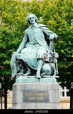 Otto-von-Guericke-Denkmal, Magdeburg, Sachsen-Anhalt, Deutschland Stockfoto