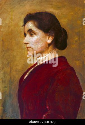 Porträt der amerikanischen Sozialreformerin und Aktivistin Jane Addams (1860-1935) von George de Forest Brush, Öl auf Leinwand, 1906 Stockfoto