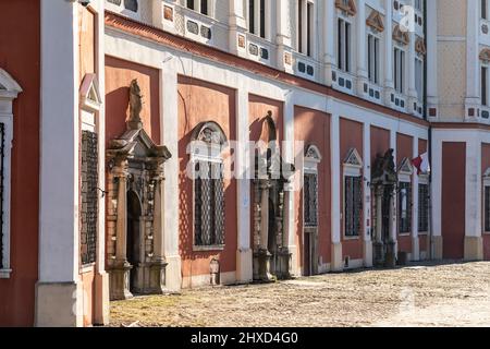 Europa, Polen, Niederschlesien, Zisterzienserkloster-Komplex in Henrykow Stockfoto