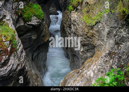 Europa, Schweiz, Kanton Bern, Berner Oberland, Rosenalui-Schlucht Stockfoto