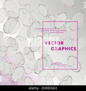 Vektor transparente Münzen Muster Hintergrund Stock Vektor