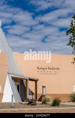 Bosque Redondo Memorial in Fort Sumner Historic Site, New Mexico, USA. Stockfoto