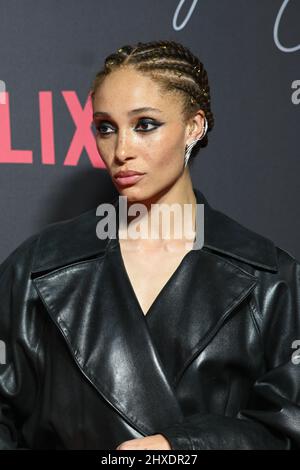 LONDON, ENGLAND - 11. MÄRZ: Adwoa Aboah nimmt an der Weltpremiere „Top Boy 2“ im Hackney Picturehaus am 11. März 2022 in London, England, Teil. Kredit: Picture Capital/Alamy Live Nachrichten Stockfoto