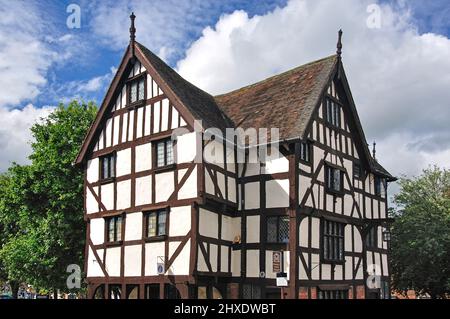 17. jahrhundert Rowley's House, Barker Street, Shrewsbury, Shropshire, England, Vereinigtes Königreich Stockfoto