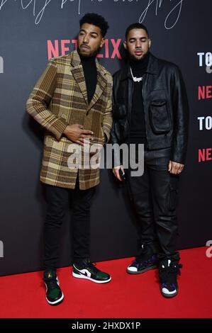 LONDON, ENGLAND - 11. MÄRZ: Yasen Atour nimmt an der Weltpremiere von 'Top Boy 2' im Hackney Picturehaus am 11. März 2022 in London, England, Teil. Kredit: Picture Capital/Alamy Live Nachrichten Stockfoto