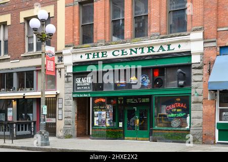 Seattle, - 06. März 2022; der Central Saloon im Viertel Pioneer Square in Seattle ist ein historisches Reiseziel Stockfoto