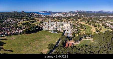 Golf Santa Ponsa, Santa Ponsa, Calviá, Mallorca, Balearen, Spanien. Stockfoto