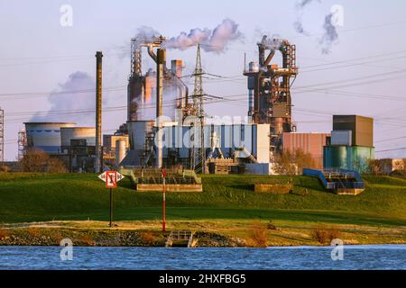 Thyssenkrupp Steel Europe AG Hochofen Stockfoto