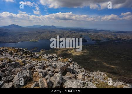 Die Nordwesthochland - Quinag Stockfoto