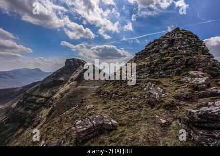 Die Nordwesthochland - Quinag Stockfoto