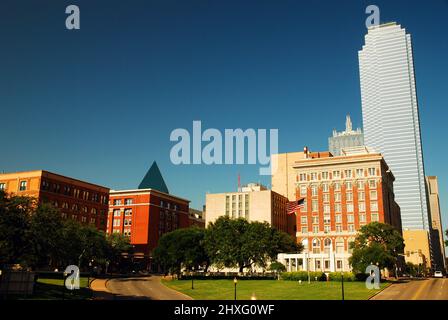 Dealey Plaza in Dallas Texas Stockfoto