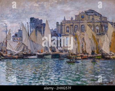 Claude Monet, The Museum at Le Havre, 1873, Öl auf Leinwand, National Gallery, London, England, Großbritannien. Stockfoto