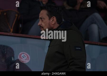 Stadio Oreste Granillo, Reggio Calabria, Italien, 12. März 2022, Luca Gallo Präsident von Reggina während Reggina 1914 gegen AC Perugia - Italienischer Fußball Serie B Spiel Stockfoto