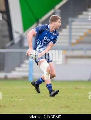 12. March 2022 ; AJ Bell Stadium, Sale, England; Gallagher Premiership Rugby, Sale versus Gloucester: Robert du Preez von Sale Sharks Stockfoto