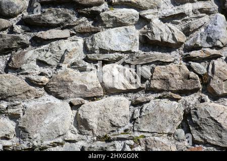 Les Vestiges de la Maison forte du Châtelet. Saint-Gervais-les-Bains. Haute-Savoie. Auvergne-Rhône-Alpes. Haute-Savoie. Frankreich. Stockfoto