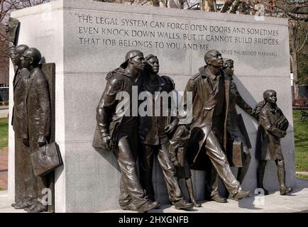 Virginia Civil Rights Memorial auf dem Gelände der State Capitol in Richmond VA Stockfoto