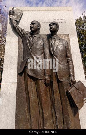 Virginia Civil Rights Memorial auf dem Gelände der State Capitol in Richmond VA Stockfoto