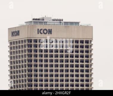 ICON Norfolk Apartmentgebäude in Virginia Stockfoto