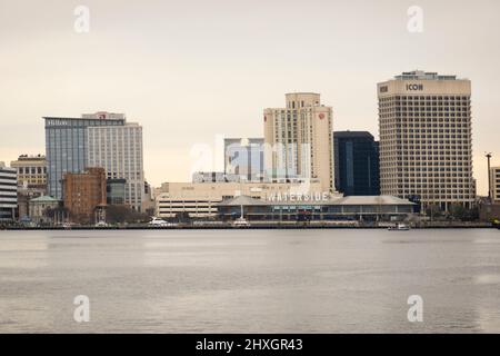 Waterside Mall Downtown Waterfront in Norfolk Virginia Stockfoto