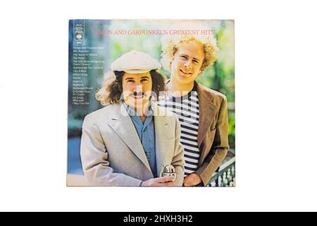 Vinyl-LP-Plattencover Stockfoto