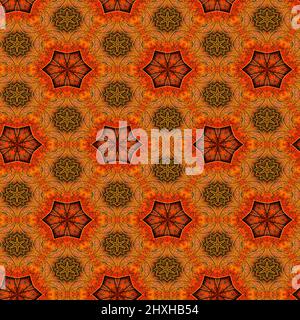 Interessante Formen schaffen eine schöne, symmetrisches Design Pattern, die nahtlos gefliest werden kann Stockfoto