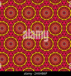 Interessante Formen schaffen eine schöne, symmetrisches Design Pattern, die nahtlos gefliest werden kann Stockfoto