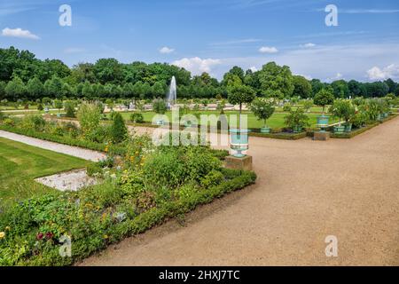 Berlin, Deutschland, Schlossgarten Charlottenburg Barockgarten des Schlosses Charlottenburg. Stockfoto