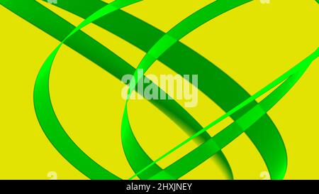 Hintergrund abstrakt 8K grün hellgrün dunkelgrün schwarz weiß Wellen Linien Kurven Verlauf Stockfoto