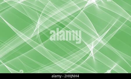 Hintergrund abstrakt 8K grün hellgrün dunkelgrün schwarz weiß Wellen Linien Kurven Verlauf Stockfoto