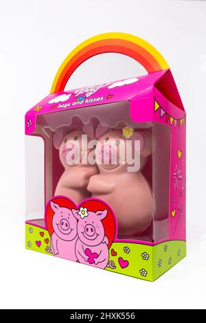 M&S Percy Pig Hogs & Kisses Stockfoto