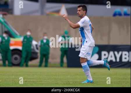 PR - Londrina - 03/13/2022 - PARANAENSE 2022, LONDRINA X ATHLETICO-PR - Athletico-PR-Spieler Eltinho feiert sein Tor bei einem Spiel gegen Londrina im Do Cafe Stadion für die Paranaense 2022 Meisterschaft. Foto: Marcos Zanutto/AGIF/Sipa USA Stockfoto