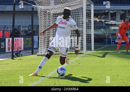 Marcantonio Bentegodi Stadium, Verona, Italien, 13. März 2022, victor Osimhen (neapel) während des Spiels von Hellas Verona FC gegen SSC Napoli - italienische Fußballserie A Stockfoto