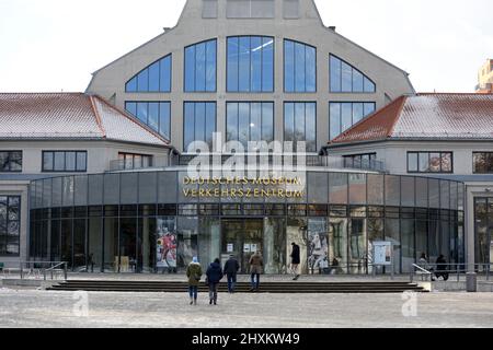 Verkehrszentrum des Deutschen Museums in München, Bayern, Deutschland - Verkehrszentrum des Deutschen Museums in München, Bayern, Deutschland Stockfoto