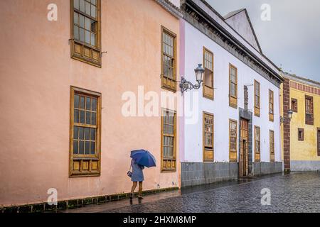 Casa De La Alhóndiga, in San Cristobal de La Laguna, Teneriffa, Spanien Stockfoto