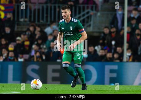 Barcelona, Spanien. 13. März 2022. La Liga Spanisches Fußballspiel La Liga FC Barcelona gegen Osasuna im Camp Nou Stadion, Barcelona 13. März 2022. 900/Cordon Press Credit: CORDON PRESS/Alamy Live News Stockfoto